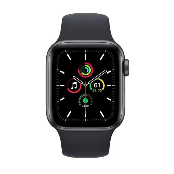 Apple Watch SE (1st Gen) GPS, 40mm Space Gray Aluminum Case with Midnight Sport Band - Regular