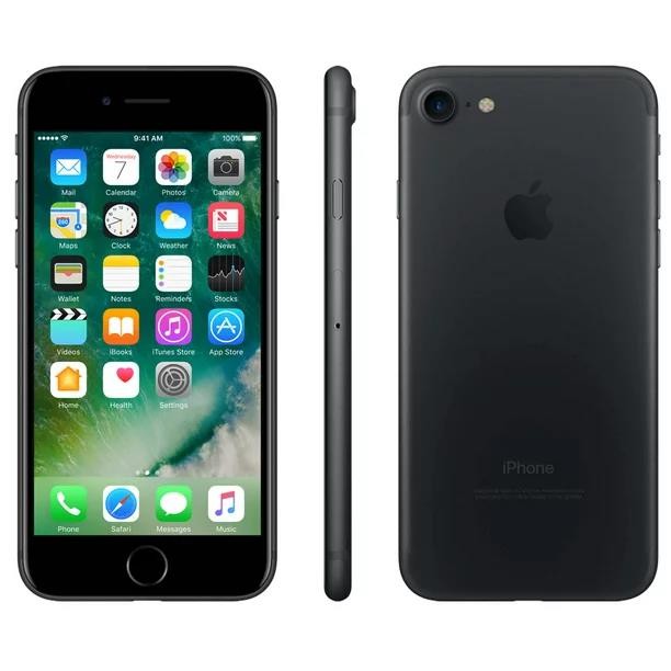 Apple iPhone 7 32GB GSM Unlocked - Black (Used) +Liquid Nano Screen Protector