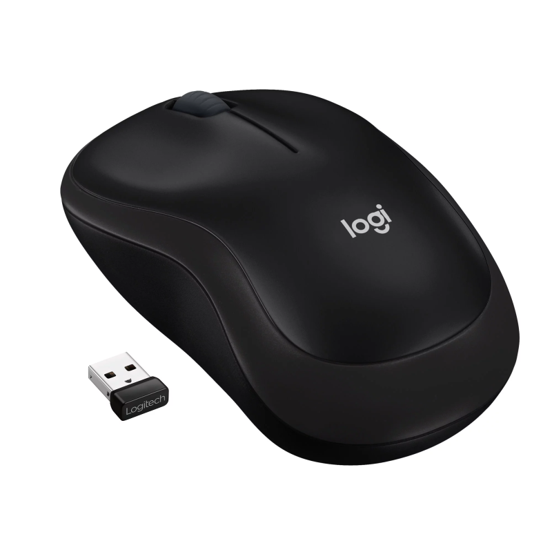 Logitech M185 Wireless Computer Mouse, 3 Buttons, 2.4GHz