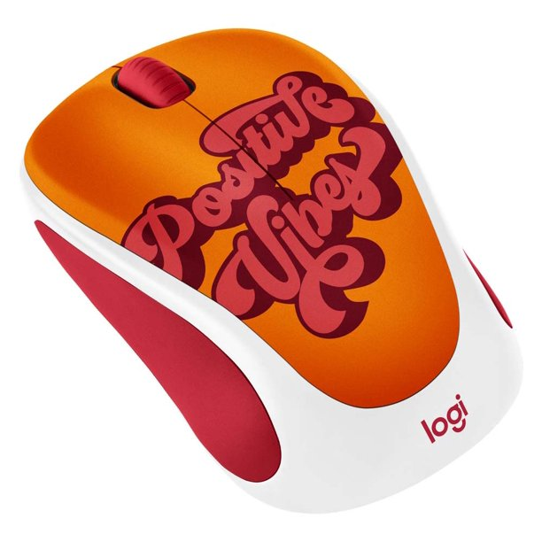 Logitech Design Collection Wireless Mouse, Positive Vibes