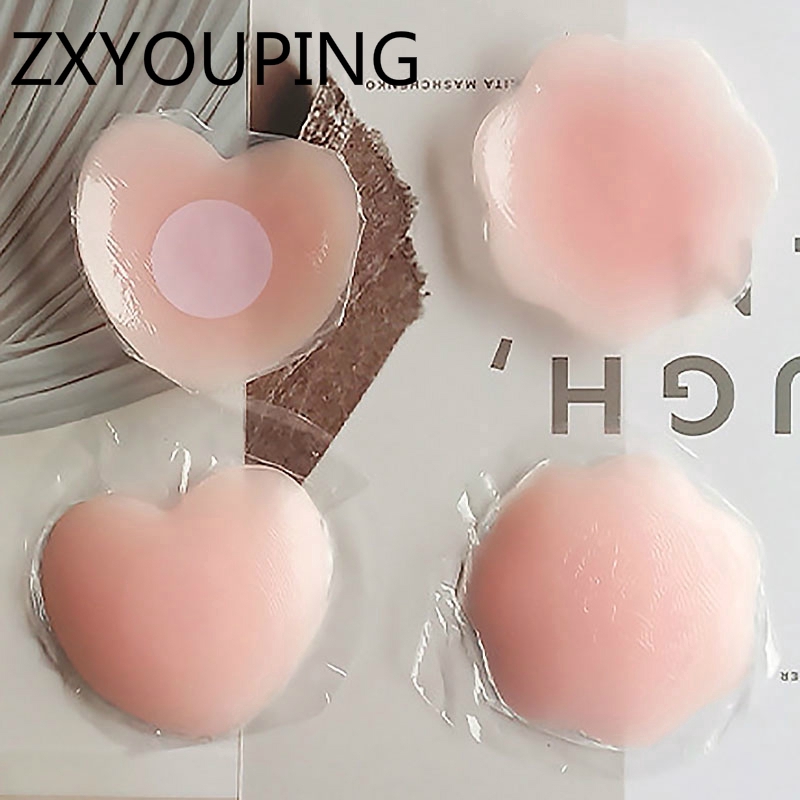 Value Choice Women Nipple silicone pad Invisible Bra Invisible Breast cover nude