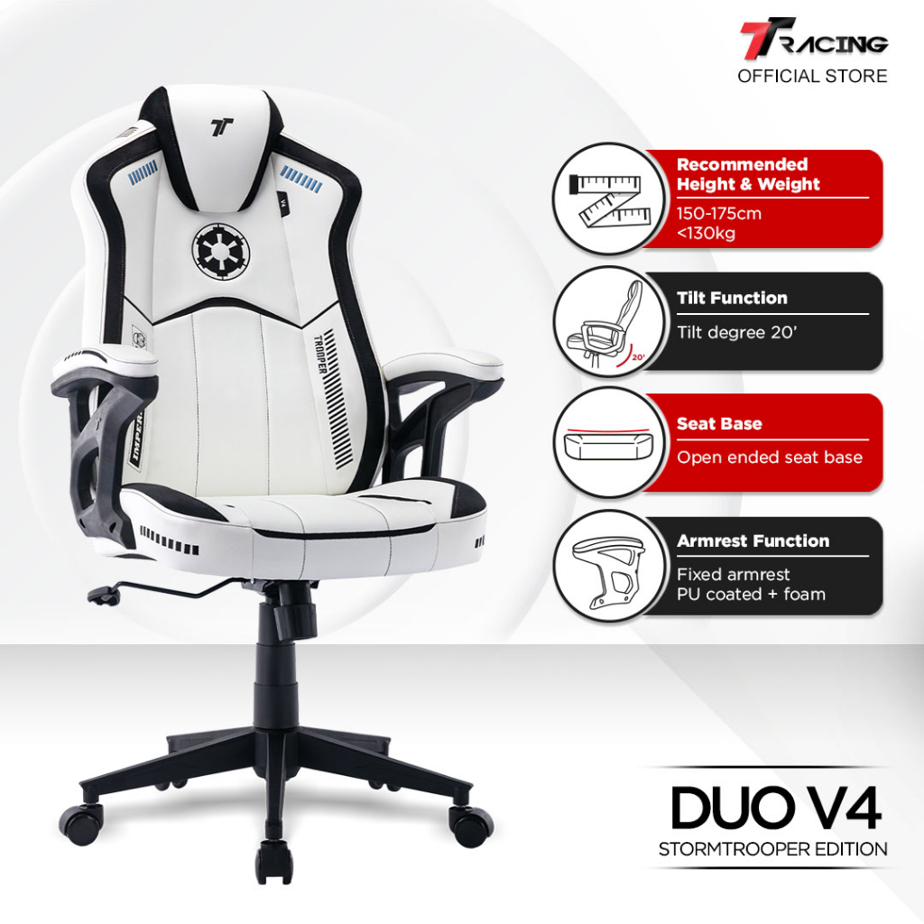TTRacing Duo V3 Duo V4 Pro Gaming Chair Ergonomic Home Office Chair Computer Chair