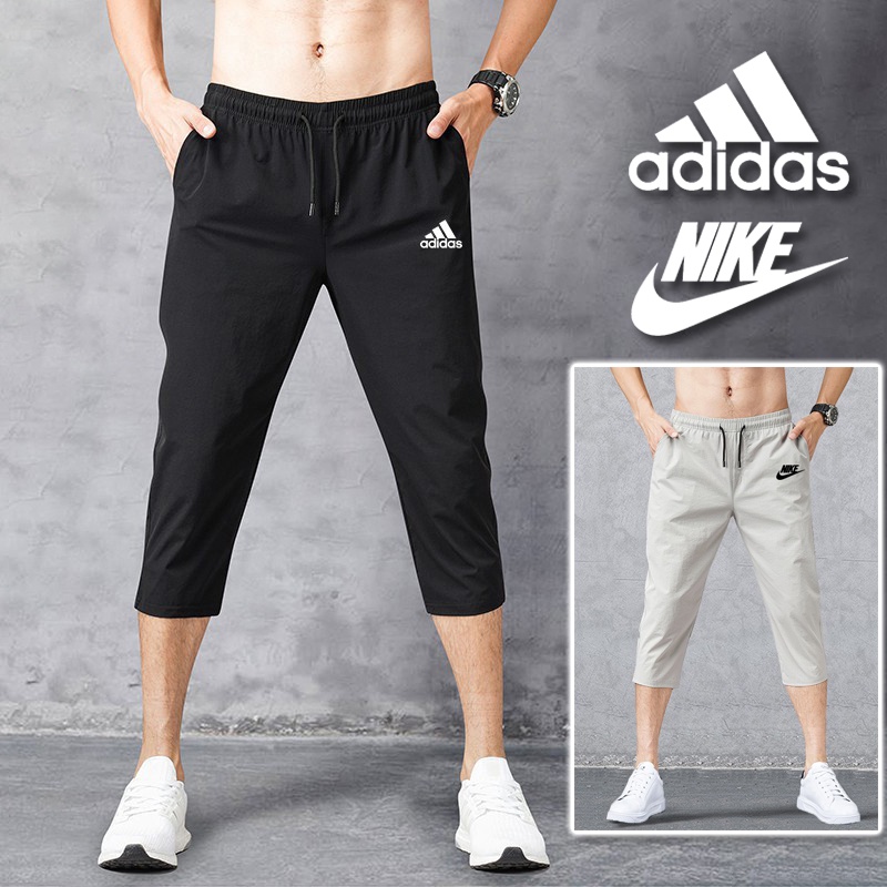 Men&#039;s Shorts Short Pants Men Ice Silk Quarter Pants 3 Pants Three Quarter Men Pants Quarter Jogger Quarter Pants Jogger Pants Three Quarter Pants