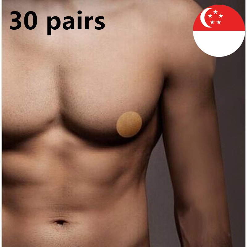 ?SG STOCK? Men Nipple Sticker Nipple Cover Men Nipple Cover Men  Disposable Nipple Tape Men Cover Breast Pads